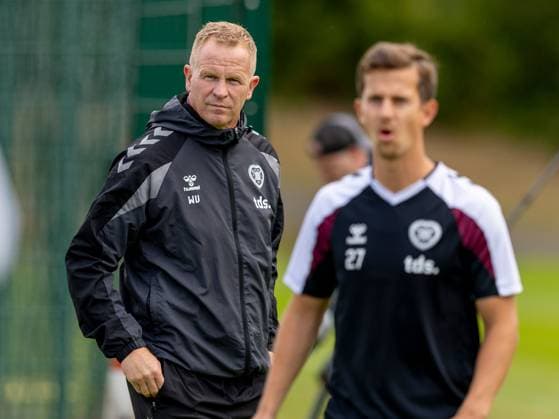 Heart of Midlothian manager Wouter Vrancken during Hearts training ahead of the clash with Sturm Graz Heart of Midlothian Training, Football, Oriam, Edinburgh, Scotland, UK - 27 Jul 2026Edinburgh Oriam Scotland United Kingdom EDITORIAL USE ONLY No use with unauthorised audio, video, data, fixture lists, club league logos or live services. Online in-match use limited to 120 images, no video emulation. No use in betting, games or single club league player publications.  Copyright: xAlanxRennie Shutterstockx 17015659cx
