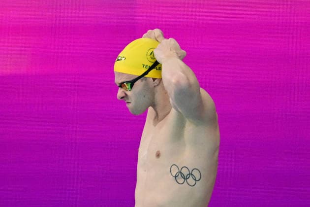 COM26 SWIMMING HEATS, Matthew Temple of Australia during the Men™s 200m Butterfly heats at the Glasgow 2026 Commonwealth Games at the Tollcross International Swimming Centre in Glasgow, Scotland, Monday, July 27, 2026. ( NO ARCHIVING, EDITORIAL USE ONLY Glasgow Scotland United Kingdom  Copyright: xDEANxLEWINSx 20260727122705141281