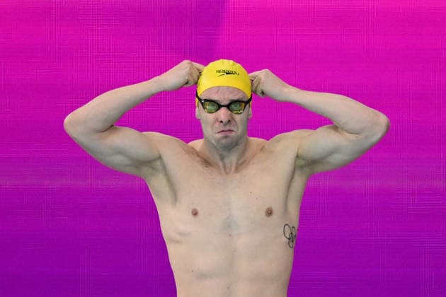 COM26 SWIMMING HEATS, Matthew Temple of Australia during the Men™s 200m Butterfly heats at the Glasgow 2026 Commonwealth Games at the Tollcross International Swimming Centre in Glasgow, Scotland, Monday, July 27, 2026. ( NO ARCHIVING, EDITORIAL USE ONLY Glasgow Scotland United Kingdom  Copyright: xDEANxLEWINSx 20260727160057976527