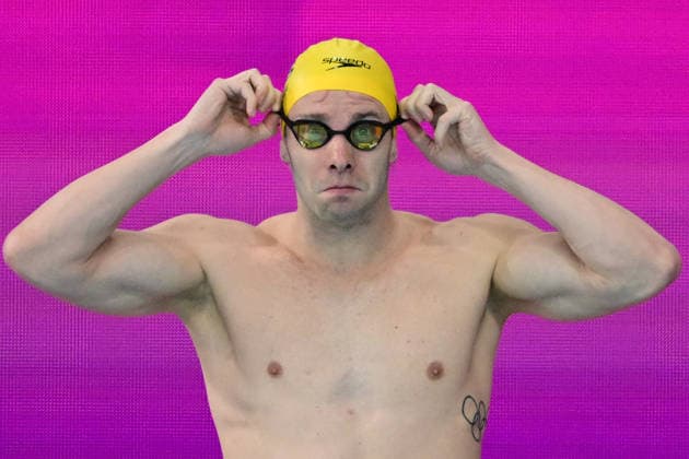 COM26 SWIMMING HEATS, Matthew Temple of Australia during the Men™s 200m Butterfly heats at the Glasgow 2026 Commonwealth Games at the Tollcross International Swimming Centre in Glasgow, Scotland, Monday, July 27, 2026. ( NO ARCHIVING, EDITORIAL USE ONLY Glasgow Scotland United Kingdom  Copyright: xDEANxLEWINSx 20260727171666164546