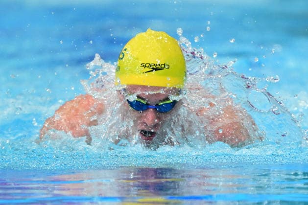 COM26 SWIMMING HEATS, Harrison Turner of Australia competes during the Men™s 200m Butterfly heats at the Glasgow 2026 Commonwealth Games at the Tollcross International Swimming Centre in Glasgow, Scotland, Monday, July 27, 2026. ( NO ARCHIVING, EDITORIAL USE ONLY Glasgow Scotland United Kingdom  Copyright: xDEANxLEWINSx 20260727195727025840