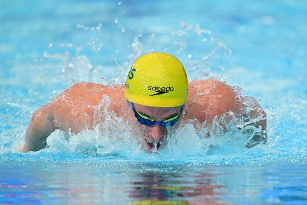 COM26 SWIMMING HEATS, Harrison Turner of Australia competes during the Men™s 200m Butterfly heats at the Glasgow 2026 Commonwealth Games at the Tollcross International Swimming Centre in Glasgow, Scotland, Monday, July 27, 2026. ( NO ARCHIVING, EDITORIAL USE ONLY Glasgow Scotland United Kingdom  Copyright: xDEANxLEWINSx 20260727186865360292