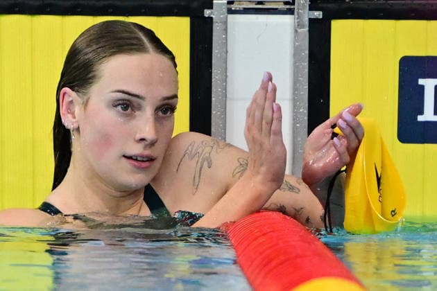 COM26 SWIMMING HEATS, Tara Kinder of Australiacompetes during the Women™s 400m Individual Medley heats at the Glasgow 2026 Commonwealth Games at the Tollcross International Swimming Centre in Glasgow, Scotland, Monday, July 27, 2026. ( NO ARCHIVING, EDITORIAL USE ONLY Glasgow Scotland United Kingdom  Copyright: xDEANxLEWINSx 20260727164021044592