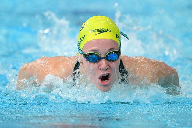 COM26 SWIMMING HEATS, Jenna Forrester of Australia competes during the Women™s 400m Individual Medley heats at the Glasgow 2026 Commonwealth Games at the Tollcross International Swimming Centre in Glasgow, Scotland, Monday, July 27, 2026. ( NO ARCHIVING, EDITORIAL USE ONLY Glasgow Scotland United Kingdom  Copyright: xDEANxLEWINSx 20260727160607226112