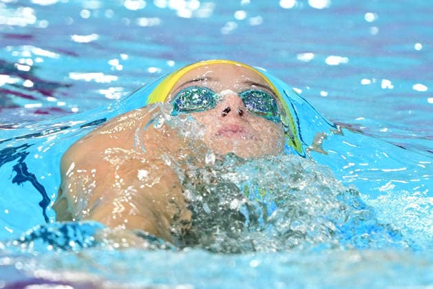COM26 SWIMMING HEATS, Jenna Forrester of Australia competes during the Women™s 400m Individual Medley heats at the Glasgow 2026 Commonwealth Games at the Tollcross International Swimming Centre in Glasgow, Scotland, Monday, July 27, 2026. ( NO ARCHIVING, EDITORIAL USE ONLY Glasgow Scotland United Kingdom  Copyright: xDEANxLEWINSx 20260727163960114192
