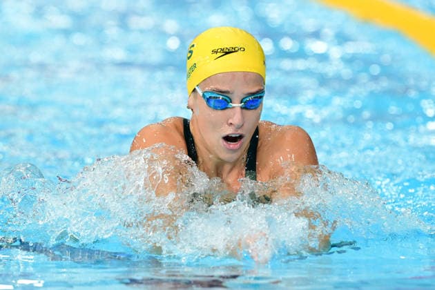 COM26 SWIMMING HEATS, Jenna Forrester of Australia competes during the Women™s 400m Individual Medley heats at the Glasgow 2026 Commonwealth Games at the Tollcross International Swimming Centre in Glasgow, Scotland, Monday, July 27, 2026. ( NO ARCHIVING, EDITORIAL USE ONLY Glasgow Scotland United Kingdom  Copyright: xDEANxLEWINSx 20260727113151356630