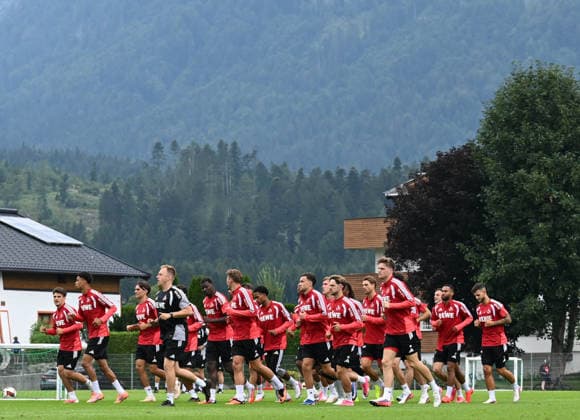 25.07.2026, xophax, Fussball 1.Bundesliga, 1.FC Koeln Trainingslager . Mannschaft des 1.FC Köln in Kitzbühel .Training in Sankt Johann. Kitzbühel *** July 25, 2026, xophax, Soccer, Bundesliga 1, 1. FC Köln Training Camp: 1. FC Köln Team in Kitzbühel; Training in Sankt Johann, Kitzbühel