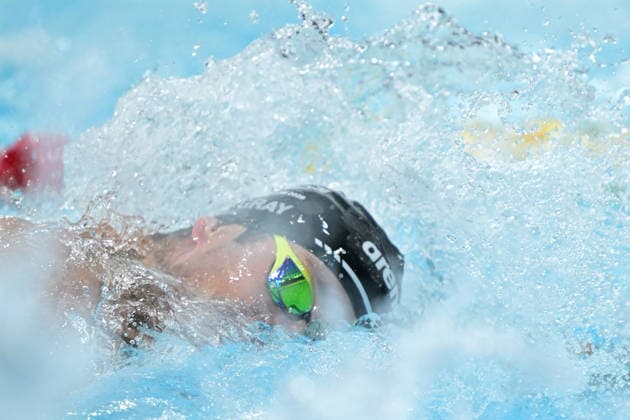 COM26 SWIMMING HEATS, Cameron Gray of New Zealand during the Men™s 100m Freestyle heats at the Glasgow 2026 Commonwealth Games at the Tollcross International Swimming Centre in Glasgow, Scotland, Monday, July 27, 2026. ( NO ARCHIVING, EDITORIAL USE ONLY Glasgow Scotland United Kingdom  Copyright: xDEANxLEWINSx 20260727164080459140