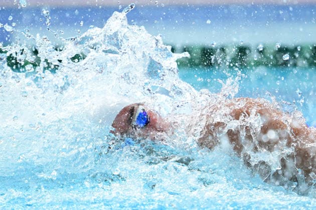 COM26 SWIMMING HEATS, David Young of Fiji during the Men™s 100m Freestyle heats at the Glasgow 2026 Commonwealth Games at the Tollcross International Swimming Centre in Glasgow, Scotland, Monday, July 27, 2026. ( NO ARCHIVING, EDITORIAL USE ONLY Glasgow Scotland United Kingdom  Copyright: xDEANxLEWINSx 20260727186067582365