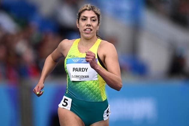 COM26 ATHLETICS, Ella Pardy of Australia competes in the Women s T37 38 100m Heats during the Glasgow 2026 Commonwealth Games at Scotstoun Stadium in Glasgow, Scotland, Monday, July 27, 2026. ( NO ARCHIVING, EDITORIAL USE ONLY Glasgow United Kingdom  Copyright: xJOELxCARRETTx 20260727113680565459
