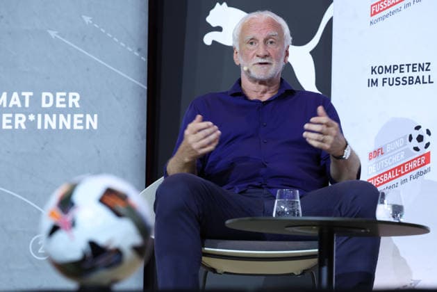 RUDI VOELLER INTERNATIONALER TRAINER KONGRESS DES BDFL MAINZ *** RUDI VOELLER: BDFL INTERNATIONAL COACHES CONGRESS IN MAINZ 