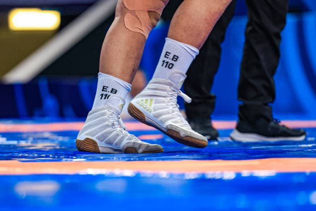 U17, U 17 Wrestling World Championships 110kg GR - Emin Bakhshaliyev (AZE) *** U17 Wrestling World Championships, 110 kg Greco-Roman: Emin Bakhshaliyev (AZE) Copyright: xUnitedxWorldxWrestlingx xAmirrezx UWW-U17-WC-BAKU-2026