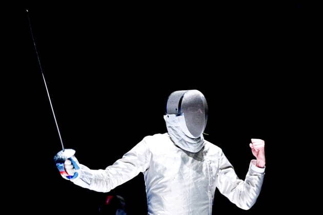 CHINA, HONG KONG - JULY 27, 2026: Russia s Pavel Graudyn competes in the men s individual sabre event at the 2026 Kerry Fencing World Championships 2026 Fencing World Championships In Hong Kong  - ZUMAt113 20260727_zaa_t113_242 Copyright: xMikhailxSinitsynx