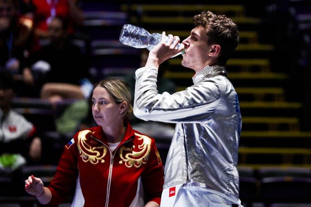 CHINA, HONG KONG - JULY 27, 2026: Russia s Pavel Graudyn during the men s individual sabre event at the 2026 Kerry Fencing World Championships 2026 Fencing World Championships In Hong Kong  - ZUMAt113 20260727_zaa_t113_249 Copyright: xMikhailxSinitsynx