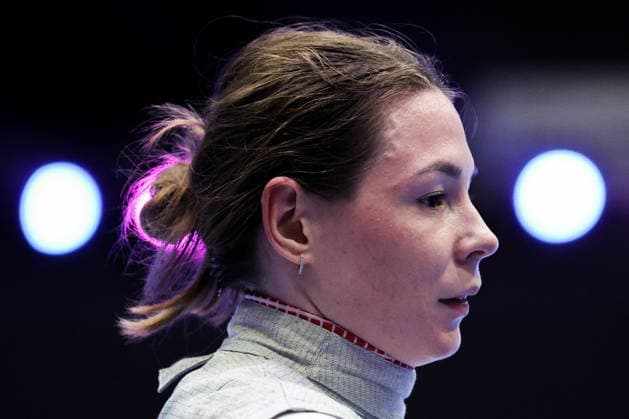 CHINA, HONG KONG - JULY 27, 2026: Russia s Marta Martyanova during the ladies individual foil event at the 2026 Kerry Fencing World Championships 2026 Fencing World Championships In Hong Kong  - ZUMAt113 20260727_zaa_t113_266 Copyright: xMikhailxSinitsynx