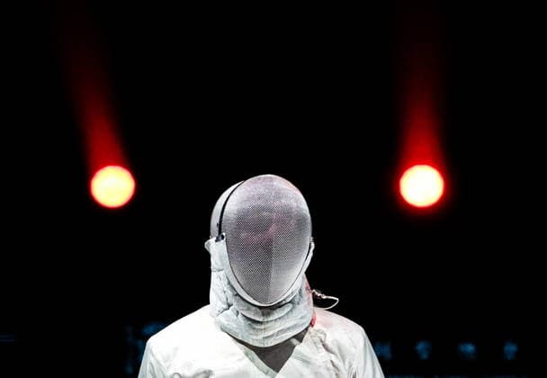 CHINA, HONG KONG - JULY 27, 2026: Russia s Pavel Graudyn during the men s individual sabre event at the 2026 Kerry Fencing World Championships. Mikhail Sinitsyn TASS  95535720