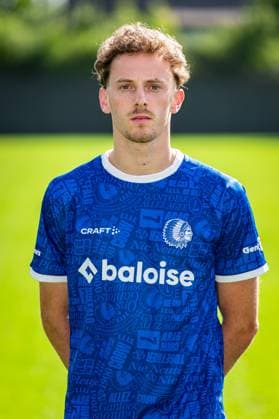 Gent s Gilles De Meyer poses for a portrait picture at the 2026-2027 season photoshoot of Belgian Jupiler Pro League team KAA Gent, Monday 27 July 2026 in Gent. KURTxDESPLENTER  x182164586x