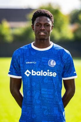 Gent s Ibrahima Cisse poses for a portrait picture at the 2026-2027 season photoshoot of Belgian Jupiler Pro League team KAA Gent, Monday 27 July 2026 in Gent. KURTxDESPLENTER  x182164626x