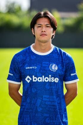 Gent s Atsuki Ito poses for a portrait picture at the 2026-2027 season photoshoot of Belgian Jupiler Pro League team KAA Gent, Monday 27 July 2026 in Gent. KURTxDESPLENTER  x182164708x