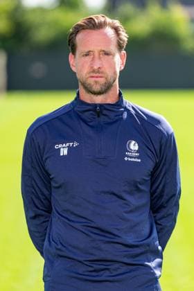 assistant coach Dwight Waeytens poses for a portrait picture at the 2026-2027 season photoshoot of Belgian Jupiler Pro League team KAA Gent, Monday 27 July 2026 in Gent. KURTxDESPLENTER  x182164720x