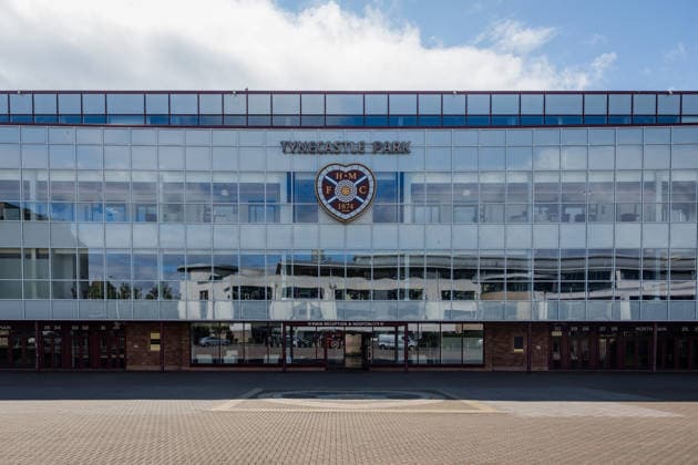 SOCCER - UEFA CL, Hearts vs Sturm EDINBURGH,SCOTLAND,27.JUL.26 - SOCCER - UEFA Champions League, qualification, Heart of Midlothian FC vs SK Sturm Graz, preview. Image shows the outside of the Tynecastle Park.  GEPAxpictures xMatthiasxTrinkl