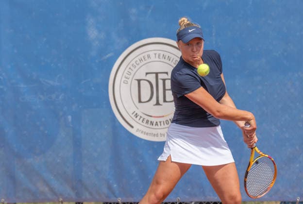 Carolin Raschdorf (GER) im Spiel Fiona Ganz (SUI) vs. Carolin Raschdorf 27. CTS Ladies Open Hechingen, Tennis, Frauen, Hechingen, 27.07.2026 27. CTS Ladies Open Hechingen, Tennis, Frauen, Hechingen, 27.07.2026 Hechingen *** Carolin Raschdorf (GER) in the match between Fiona Ganz (SUI) and Carolin Raschdorf at the 27th CTS Ladies Open in Hechingen, Tennis, Women, Hechingen, July 27, 2026 27th CTS Ladies Open in Hechingen, Tennis, Women, Hechingen, July 27, 2026 Hechingen Copyright: xEibner-Pressefotox EP_EER