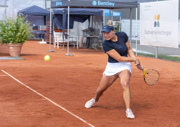 Carolin Raschdorf (GER) im Spiel Fiona Ganz (SUI) vs. Carolin Raschdorf 27. CTS Ladies Open Hechingen, Tennis, Frauen, Hechingen, 27.07.2026 27. CTS Ladies Open Hechingen, Tennis, Frauen, Hechingen, 27.07.2026 Hechingen *** Carolin Raschdorf (GER) in the match between Fiona Ganz (SUI) and Carolin Raschdorf at the 27th CTS Ladies Open in Hechingen, Tennis, Women, Hechingen, July 27, 2026; 27th CTS Ladies Open in Hechingen, Tennis, Women, Hechingen, July 27, 2026 Hechingen Copyright: xEibner-Pressefotox EP_EER
