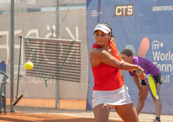 Johanna Silva (GER) im Spiel Johanna Silva (GER) vs. Tena Lukas (CRO) 27. CTS Ladies Open Hechingen, Tennis, Frauen, Hechingen, 27.07.2026 27. CTS Ladies Open Hechingen, Tennis, Frauen, Hechingen, 27.07.2026 Hechingen *** Johanna Silva (GER) in the match Johanna Silva (GER) vs. Tena Lukas (CRO) at the 27th CTS Ladies Open in Hechingen, Tennis, Women, Hechingen, July 27, 2026 27th CTS Ladies Open in Hechingen, Tennis, Women, Hechingen, July 27, 2026, Hechingen Copyright: xEibner-Pressefotox EP_EER