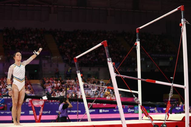 July 27, 2026, Glasgow, Scotland, Great Britain: KATE McDONALD of Australia in the Artistic Gymnastics Women s Uneven Bars Final of the Commonwealth Games Glasgow 2026 at the Tollcross International Swimming Centre in Glasgow, Scotland. Glasgow Great Britain - ZUMAc179 20260727_zep_c179_005 Copyright: xMickaelxChavetx