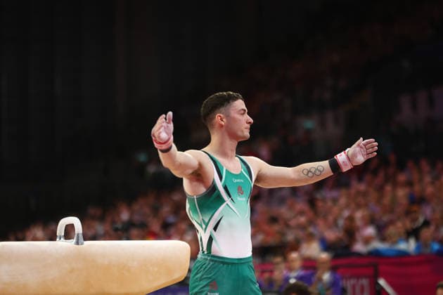 July 27, 2026, Glasgow, Scotland, Great Britain: Reigning Olympic Champion RHYS McCLENAGHAN of Northern Ireland looks dejected by his performance in the Artistic Gymnastics Men s Pommel Horse Final of the Commonwealth Games Glasgow 2026 at the Tollcross International Swimming Centre in Glasgow, Scotland Glasgow Great Britain - ZUMAc179 20260727_zep_c179_042 Copyright: xMickaelxChavetx