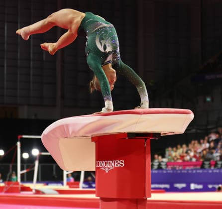 July 27, 2026, Glasgow, Scotland, Great Britain: ABIGAIL ROPER of Wales in the Artistic Gymnastics Women s Vault Final of the Commonwealth Games Glasgow 2026 at the Tollcross International Swimming Centre in Glasgow, Scotland Glasgow Great Britain - ZUMAc179 20260727_zep_c179_101 Copyright: xMickaelxChavetx