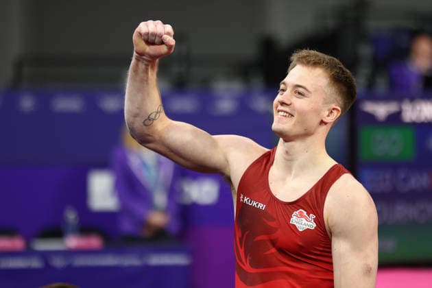 July 27, 2026, Glasgow, Scotland, Great Britain: Artistic Gymnastics Men s Floor Exercise Final of the Commonwealth Games Glasgow 2026 at the Tollcross International Swimming Centre in Glasgow, Scotland Glasgow Great Britain - ZUMAc179 20260727_zep_c179_128 Copyright: xMickaelxChavetx