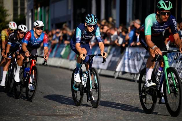 Na-Tourcriterium Aalst - 27 07 2026 AALST, BELGIUM - JULY 27 : Van Mechelen Vlad (BEL) of Bahrain Victorius in action during the 89th edition of the post Tour de France criterium of Aalst cycling race on July 27, 2026 in Aalst, Belgium, 27 07 2026 Aalst Belgium  Copyright: xTomasxSiskx