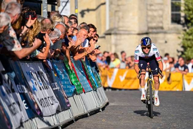 Na-Tourcriterium Aalst - 27 07 2026 AALST, BELGIUM - JULY 27 : Evenepoel Remco (BEL) of Red Bull BORA Hansgrohe in action during the 89th edition of the post Tour de France criterium of Aalst cycling race on July 27, 2026 in Aalst, Belgium, 27 07 2026 Aalst Belgium  Copyright: xTomasxSiskx