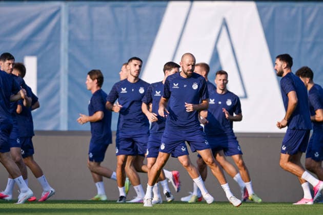 Training of GNK Dinamo Josip Misic of Dinamo during a training session ahead of the UEFA Champions League second qualifying round second leg match against Thun in Zagreb, Croatia, on July 27, 2026.  IgorxSoban PIXSELL