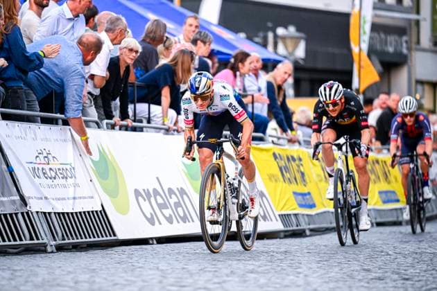 Na-Tourcriterium Aalst - 27 07 2026 AALST, BELGIUM - JULY 27 : Evenepoel Remco (BEL) of Red Bull BORA Hansgrohe in action during the 89th edition of the post Tour de France criterium of Aalst cycling race on July 27, 2026 in Aalst, Belgium, 27 07 2026 Aalst Belgium  Copyright: xTomasxSiskx
