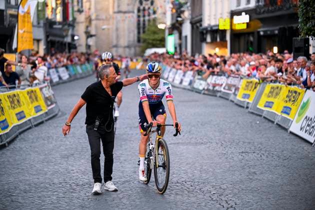 Na-Tourcriterium Aalst - 27 07 2026 AALST, BELGIUM - JULY 27 : Evenepoel Remco (BEL) of Red Bull BORA Hansgrohe after the race during the 89th edition of the post Tour de France criterium of Aalst cycling race on July 27, 2026 in Aalst, Belgium, 27 07 2026 Aalst Belgium  Copyright: xTomasxSiskx