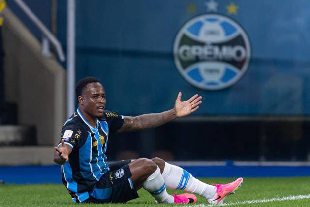 RECORD DATE NOT STATED 26th July 2026, Arena do Gremio Stadium, Porto Alegre, Brazil; Serie A Football; Gremio versus Fluminense; Jovane Cabral of Gremio reacts RichardxDucker DiaEsportivo