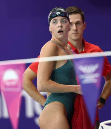 July 27, 2026, Glasgow, Scotland, Great Britain: KATIE COSGRIFFE of Canada is seen on Day 4 at the Commonwealth Games Glasgow 2026 at the Tollcross International Swimming Centre in Glasgow, Scotland. Commowealth Games 2026: Swimming  - ZUMAc179 20260727_zep_c179_187 Copyright: xMickaelxChavetx