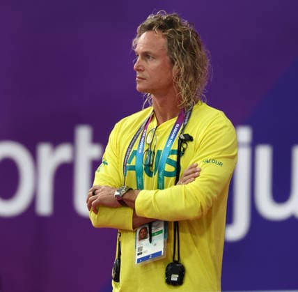 July 27, 2026, Glasgow, Scotland, Great Britain: Coach DEAN BOXALL of Australia in the Swimming Women s 400m Individual Medley Final of the Commonwealth Games Glasgow 2026 at the Tollcross International Swimming Centre in Glasgow, Scotland. Glasgow Great Britain - ZUMAc179 20260727_zep_c179_194 Copyright: xMickaelxChavetx