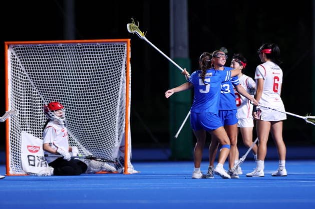 Two team groups, JULY 27, 2026 - Lacrosse : 2026 World Lacrosse Women s Championship match between Japan and Israel at Oi Hockey Stadium Field 1, Tokyo, Japan. Noxthirdxpartyxsales  aflo_339303329 NaokixNishimurax