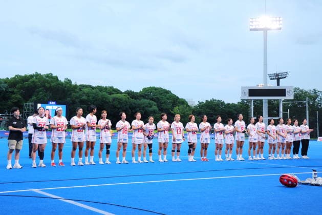 Japan team group, Mannschaftsbild, Totale (JPN), JULY 27, 2026 - Lacrosse : 2026 World Lacrosse Women s Championship match between Japan and Israel at Oi Hockey Stadium Field 1, Tokyo, Japan. Noxthirdxpartyxsales  aflo_339348271 NaokixNishimurax