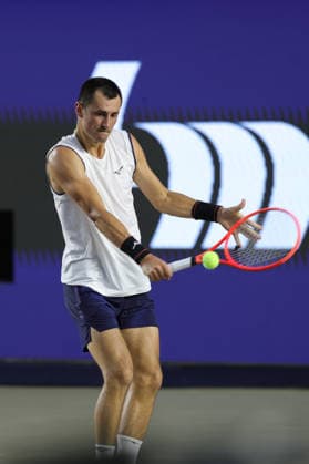 LOS CABOS TENNIS OPEN 2026 LOS CABOS TENNIS OPEN 2026 ALEJANDRO HERNANDEZ VS BERNARD TOMIC 27072026 LOS CABOS, MEXICO. Action photo of Bernard Tomic of Australia, during game of the Los Cabos Tennis Open 2026 at the Cabo Sports Complex in Baja California, Mexico. Foto de accion de Bernard Tomic de Australia, durante juego del Los Cabos Tennis Open 2026 celebrado en el Cabo Sports Complex en Baja California, Mexico. PHOTO BY IMAGENSHOP AGENCIA FOTOGRAFICA LOS CABOS BAJA CALIFORNIA MEXICO *** LOS CABOS TENNIS OPEN 2026 LOS CABOS TENNIS OPEN 2026 ALEJANDRO HERNANDEZ VS BERNARD TOMIC 07 27 2026 LOS CABOS, MEXICO Action photo of Bernard Tomic of Australia during a match at the 2026 Los Cabos Tennis Open at the Cabo Sports Complex in Baja California, Mexico Action photo of Bernard Tomic of Australia, during a match at the 2026 Los Cabos Tennis Open held at the Cabo Sports Complex in Baja California, Mexico PHOTO BY IMAGENSHOP PHOTO AGENCY LOS CABOS BAJA CALIFORNIA MEXICO Copyright: xIMAGENSHOPxAGENCIAxFOTOGRAFICAx