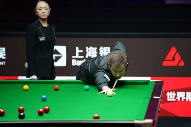 SHANGHAI, CHINA - JULY 28: Jack Lisowski of England plays a shot in the first round match against Zhang Anda of China on day 2 of the Shanghai Masters 2026 at Luwan Gymnasium on July 28, 2026 in Shanghai, China.  Copyright: xTaixChengzhex 111656812491