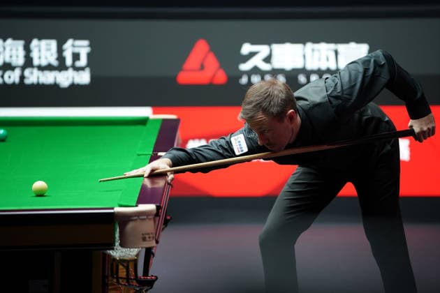 SHANGHAI, CHINA - JULY 28: Jack Lisowski of England plays a shot in the first round match against Zhang Anda of China on day 2 of the Shanghai Masters 2026 at Luwan Gymnasium on July 28, 2026 in Shanghai, China.  Copyright: xTaixChengzhex 111656812487