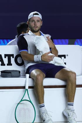 LOS CABOS TENNIS OPEN 2026 LOS CABOS TENNIS OPEN 2026 CAMERON NORRIE VS ALEKSANDAR KOVACEVIC 27072026 LOS CABOS, MEXICO. Action photo of Aleksandar Kovasevic of the United States, during a match at the Los Cabos Tennis Open 2026 at the Cabo Sports Complex in Baja California, Mexico. Foto de accion de Aleksandar Kovacevic de Estados Unidos, durante juego del Los Cabos Tennis Open 2026 celebrado en el Cabo Sports Complex en Baja California, Mexico. PHOTO BY IMAGENSHOP AGENCIA FOTOGRAFICA LOS CABOS BAJA CALIFORNIA MEXICO *** LOS CABOS TENNIS OPEN 2026 LOS CABOS TENNIS OPEN 2026 CAMERON NORRIE VS ALEKSANDAR KOVACEVIC 07 27 2026 LOS CABOS, MEXICO Action photo of Aleksandar Kovacevic of the United States during a match at the 2026 Los Cabos Tennis Open at the Cabo Sports Complex in Baja California, Mexico Action photo of Aleksandar Kovacevic of the United States, during a match at the 2026 Los Cabos Tennis Open held at the Cabo Sports Complex in Baja California, Mexico PHOTO BY IMAGENSHOP PHOTO AGENCY LOS CABOS BAJA CALIFORNIA MEXICO Copyright: xIMAGENSHOPxAGENCIAxFOTOGRAFICAx