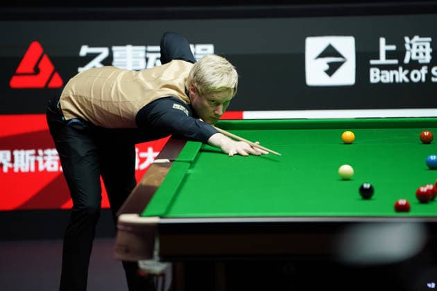 SHANGHAI, CHINA - JULY 28: Neil Robertson of Australia plays a shot in the second round match against Xiao Guodong of China on day 2 of the Shanghai Masters 2026 at Luwan Gymnasium on July 28, 2026 in Shanghai, China.  Copyright: xTaixChengzhex 111656838626