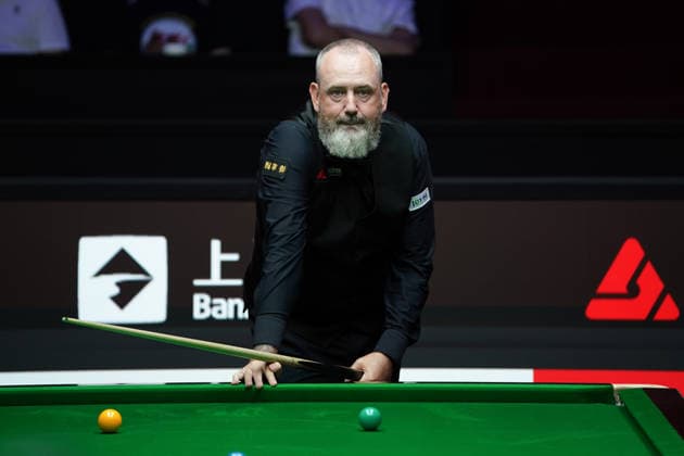 SHANGHAI, CHINA - JULY 28: Mark Williams of Wales reacts in the first round match against Chris Wakelin of England at the 2026 Snooker Shanghai Masters on July 28, 2026 in Shanghai, China.  Copyright: xTaixChengzhex 111656838793
