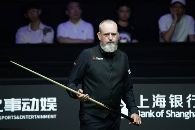 SHANGHAI, CHINA - JULY 28: Mark Williams of Wales reacts in the first round match against Chris Wakelin of England at the 2026 Snooker Shanghai Masters on July 28, 2026 in Shanghai, China.  Copyright: xTaixChengzhex 111656838795
