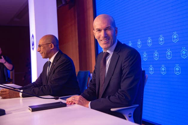 FOOTBALL : Presentation du nouveau selectionneur de l™Equipe de France de football - 28 07 2026 ZinÃ dine Zidane ParisFrance  Copyright: xBaptistexAutissierx